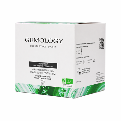 Organic Green Tea Magnesium & Potassium "Vitality and Well-Being" - 20 sachets, 40 gr