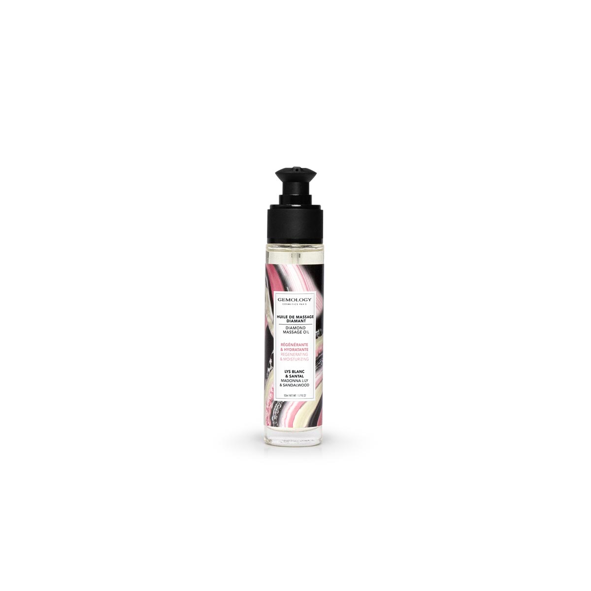 Diamond massage oil - Gemology Cosmetics Paris