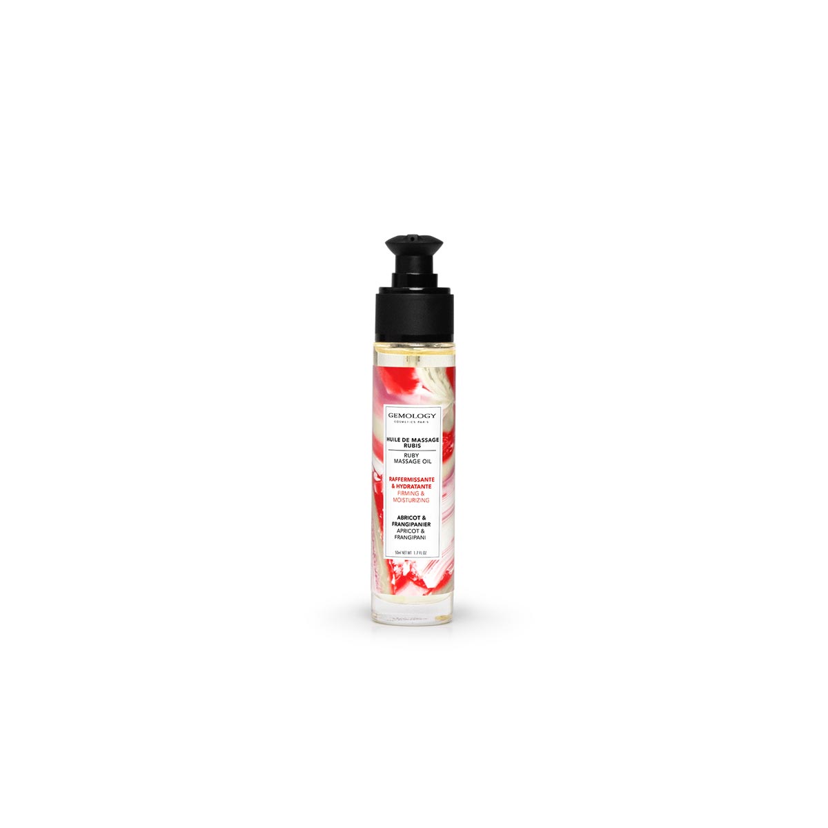 Ruby massage oil - Gemology Cosmetics Paris