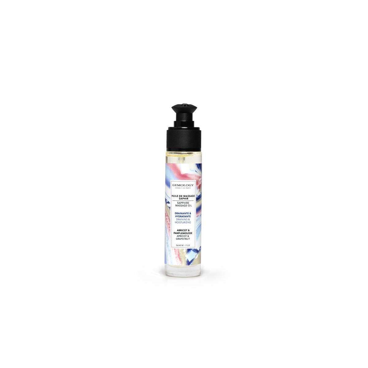 Sapphire massage oil - Gemology Cosmetics Paris